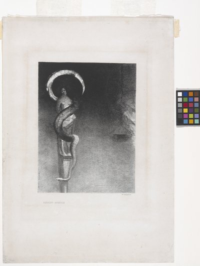 Serpent-Auréo by Odilon Redon