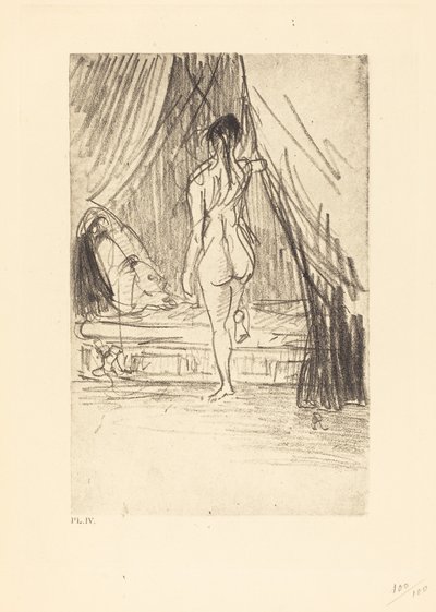 Pleasure, elastic phantom! by Odilon Redon