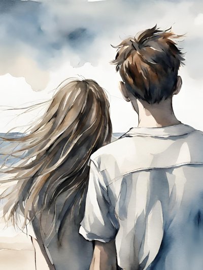 Coastal Couple Dream by Ohkimiko