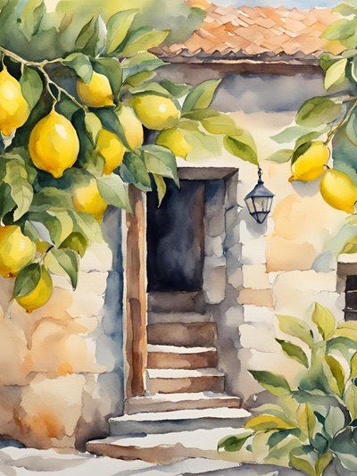 Sunny Lemon Entrance by Ohkimiko