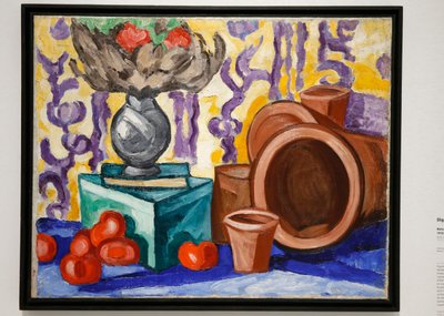 Still life with tomatoes by Olga Wladimirowna  Rosanowa