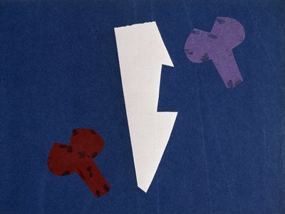 Universal War: Collage work by Olga Rosanova, January 1916 by Olga Wladimirowna  Rosanowa