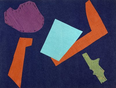 Universal War: Collage Work by Olga Rozanova, January 1916 by Olga Wladimirowna  Rosanowa