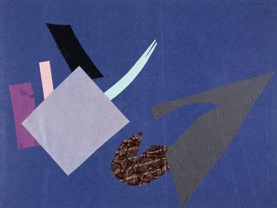 Universal War: Collage work by Olga Rozanova, January 1916 by Olga Wladimirowna  Rosanowa