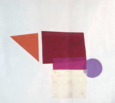 Universal War: Collage work by Olga Rosanova, January 1916 by Olga Wladimirowna  Rosanowa