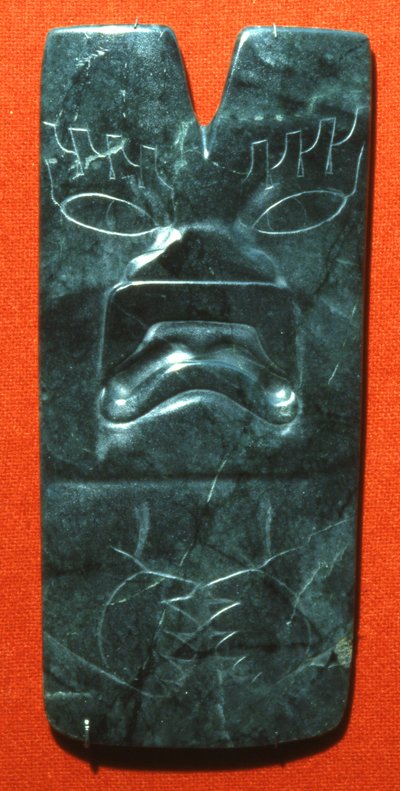 Hacha with the Face of a Jaguar, Preclassic Period by Olmec