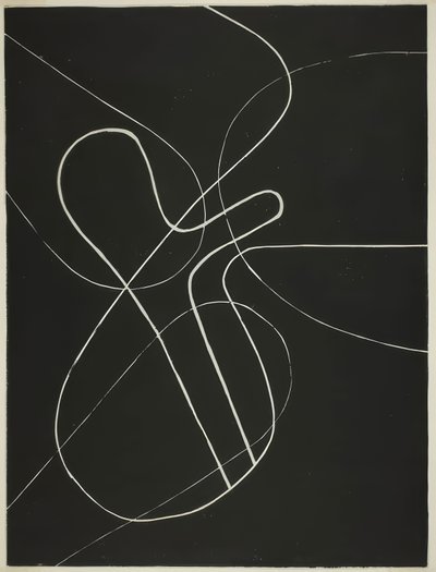 Improvisation No. 3: Line by Onchi Kôshirô