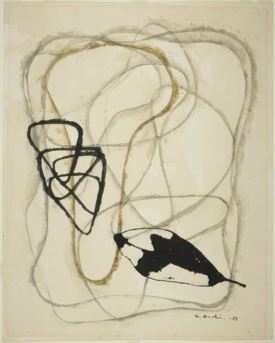 Poem No. 22: Leaf and Clouds by Onchi Kôshirô