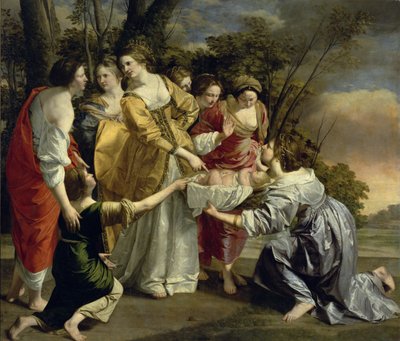 Moses Rescued from the Nile by Orazio Gentileschi