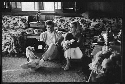 Burt Bacharach at home with Angie Dickinson by Orlando Suero