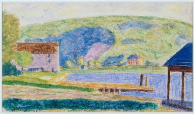 Cold Spring Harbor by Oscar Florianus Bluemner