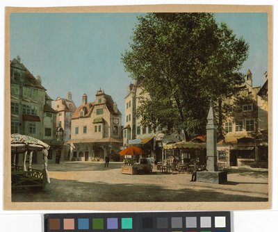 View of the “Hoher Markt” at the International Exhibition for Music and Theatre by Oscar Kramer