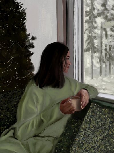 Cozy Winter Morning by Osheensgallery