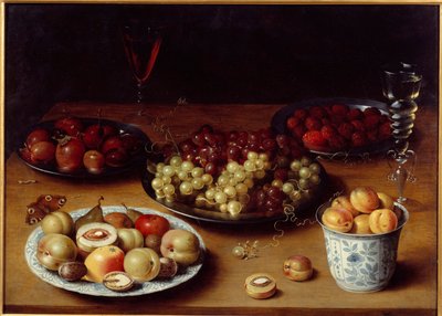 Still Life of Fruit and Glass by Osias the Elder Beert