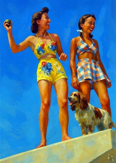 Retro Summer Smiles by Osvaldo Russo