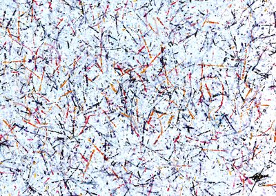 Vibrant Scattered Lines by Osvaldo Russo