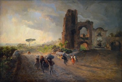Roman Landscape by Oswald Achenbach