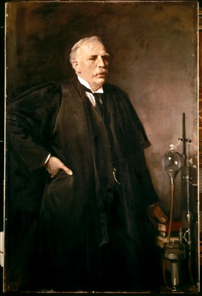 Portrait of Ernest Rutherford by Oswald Hornby Joseph Birley