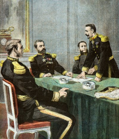 Admiral Gervais Before the Board of Inquiry by Oswaldo Tofani