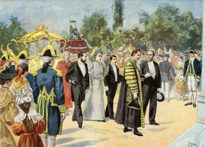 Sir Joseph Renals Visits Bordeaux by Oswaldo Tofani