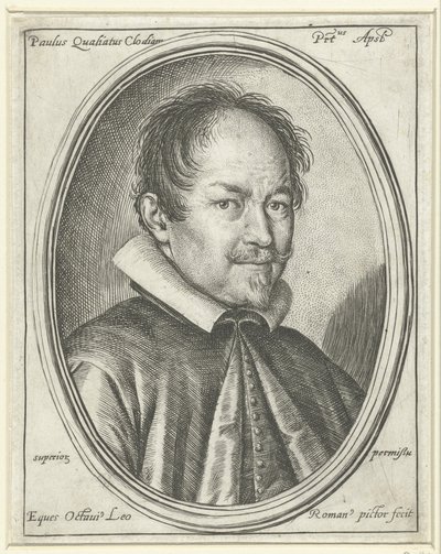 Portrait of the Composer Paolo Quagliati by Ottavio Maria Leoni