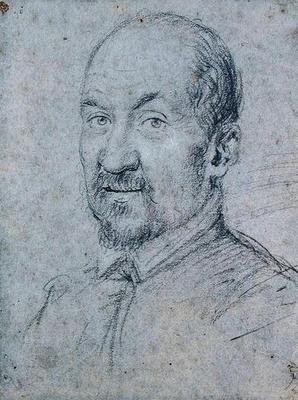 Portrait of an Ecclesiastic by Ottavio Mario Leoni