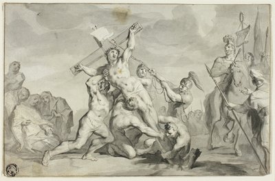 The Raising of the Cross by Ottmar Elliger the Younger