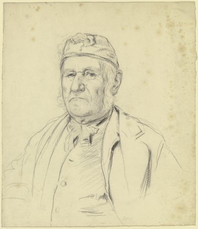 Portrait of the Old Miller at Streatley (?) by Otto Scholderer