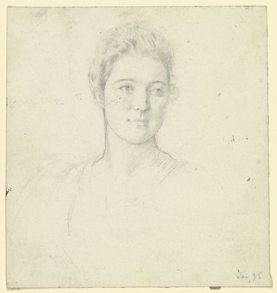Portrait of Miss Martin by Otto Scholderer