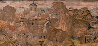 Night Assault on Ardres or Capture of the Low Town of Ardres. Series Triumphs and Battles of Archduke Albert by Otto van Veen