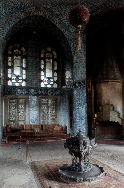 Topkapi Palace, main and official urban residence of the Ottoman sultan from 1465 to 1853. Palace built between 1475-1478. Turkey, Istanbul. by Ottoman School