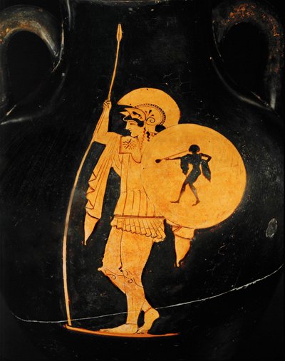 Warrior in Arms and Armour (terracotta) by Painter Flying-Angel