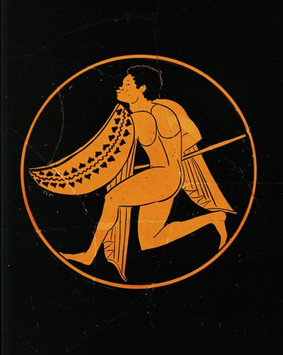 Black Warrior. Center Medallion of a Red-Figured Cup, from Poggio Sommavilla, Etruria. 510-500 BCE by Painter of London