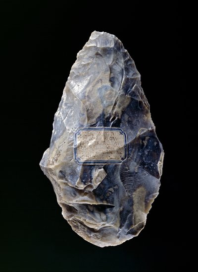 Hand axe, from St. Acheul, Somme, Amiens, France, Paleolithic, c.200,000 BC by Paleolithic