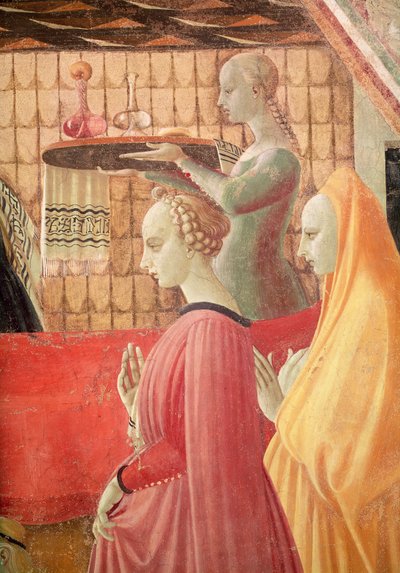 Birth of the Virgin (detail) by Paolo Uccello
