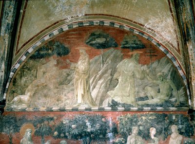 Genesis, Creation of the Animals and Creation of Adam by Paolo Uccello