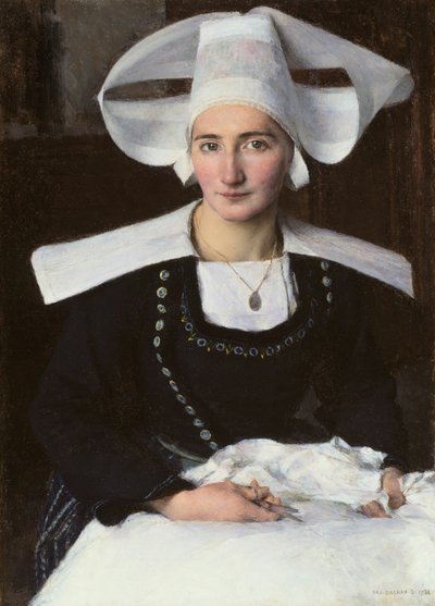 Woman from Brittany by Pascal Adolphe Jean Dagnan Bouveret