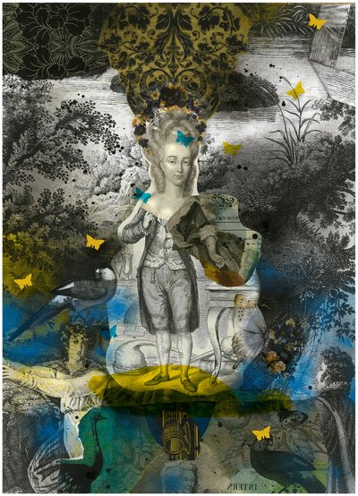 Dreamy Rococo Collage by Pascal Bouchet-Spiegel