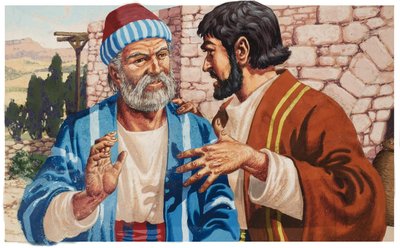 Biblical Scene by Pat (1907-95) Nicolle