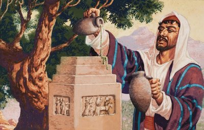 Biblical Scene by Pat (1907-95) Nicolle