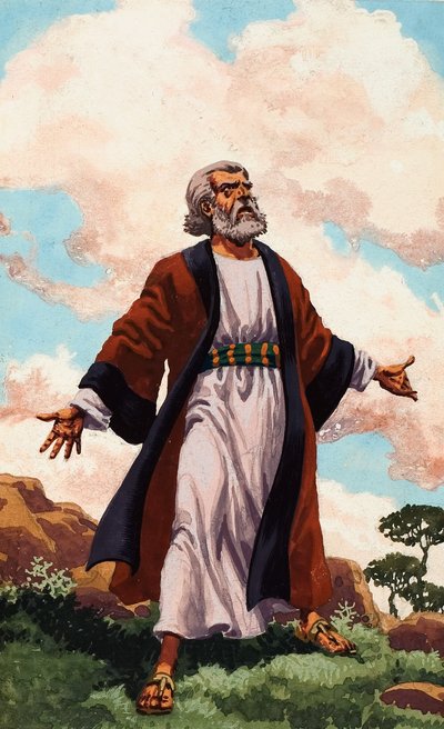 Biblical Scene by Pat (1907-95) Nicolle