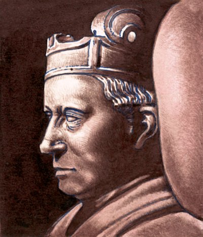 Charles VI of France by Pat (1907-95) Nicolle