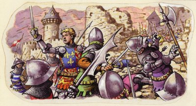 Harfleur Besieged by King Henry V by Pat (1907-95) Nicolle