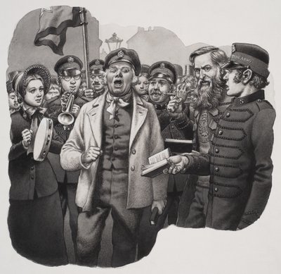 The Salvation Army by Pat (1907-95) Nicolle