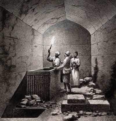 Tomb Chamber of Menkaura by Pat (1907-95) Nicolle