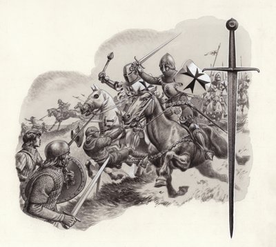 The Teutonic Knights by Pat (1907-95) Nicolle