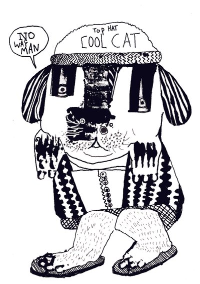 Cool Cat, 2014 by Pat Macdonald