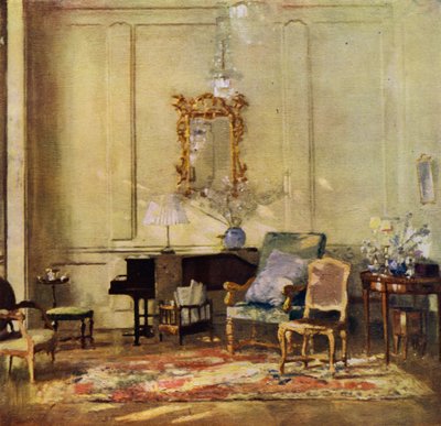 Drawing room of Sir James Guthrie by Patrick William Adam