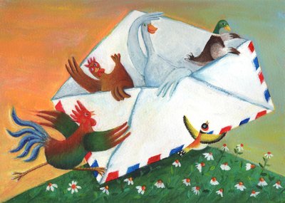 Crystal Rooster by Patrizia La Porta