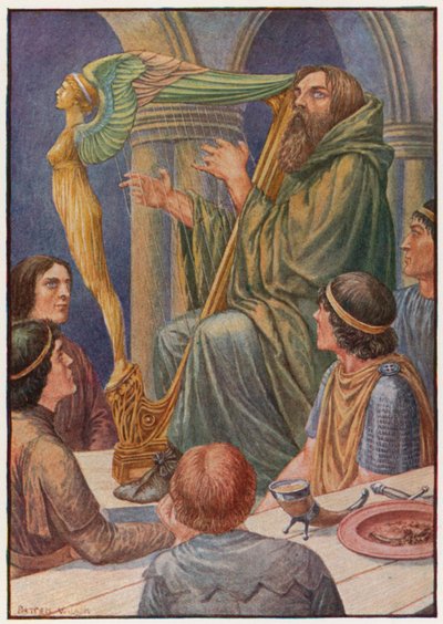 The Dagda Would Take His Harp and Strike a Few Chords by Patten Wilson